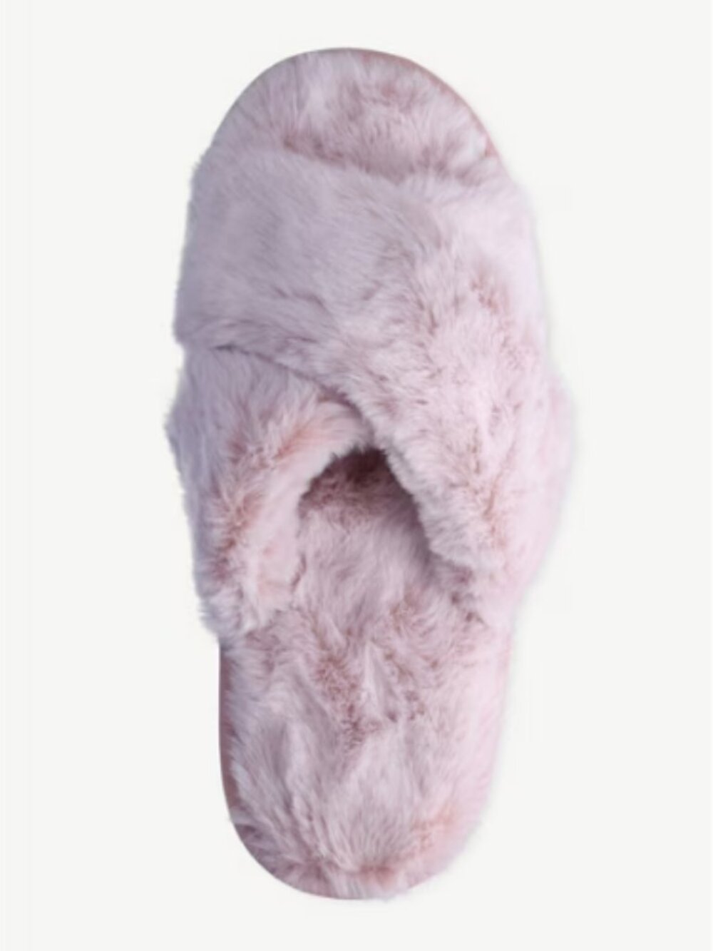 Joyspun Women's Faux Fur X-Band Slippers